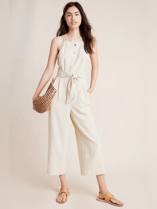 Greylin Pants - Greylin Gingham Jumpsuit